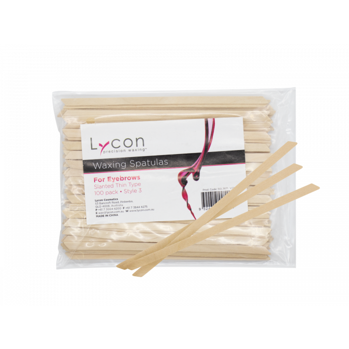 Lycon Wax spatels Wenkbrauw - 100 stuks main product photo