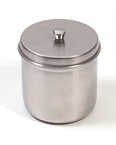 Wattenpot RVS met deksel