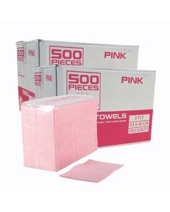 Dental / Podo Towels Soft Beschermdoeken Kleur ROZE - 2x500 stuks