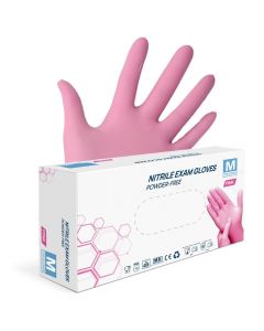 ECO-SOFT Nitrile 100 stuks - Roze Poedervrij (alle maten)