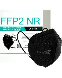 Mondmaskers Medisch type FFP2 / KN95 (LY) - ZWART