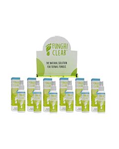 Funghi Clear - ACTIE: 6 flesjes 89 ML met GRATIS DISPLAY Funghi Clear - ACTIE: 6 flesjes 89 ML met GRATIS DISPLAY