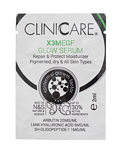 CLINICCARE EGF Extra Glow Serum (Anti-Pigmentation) PROEFVERPAKKING - 2 ml