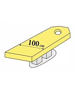 Hoesset voor Bank + Gat UNIVERSEEL (+2 clips) wit