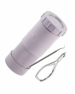Afsluitbare desinfectie container