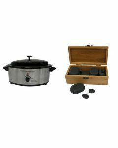 Hot Stone Eco Set: Kleine Heater + 20 stenen