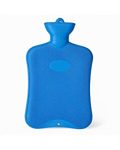 Warmwater kruik 2L geribbeld kleur Blauw