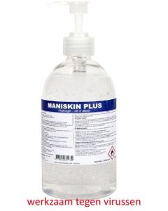 Maniskin Plus Hand Desinfectie Gel -  500 ml
