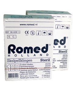 Eco Scalpelmesjes Romed (steriel) - pakjes à 100 st