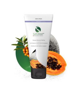 SatisFeet Papaya - Zeezout Peeling 200 ml