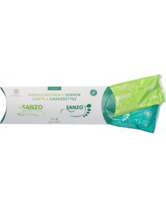 Bio Balance Sanzo Testset Handschoenen & Sokken 1+1 paar				