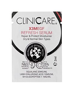 CLINICCARE EGF Extra Refresh Serum (Skin Rejuvenation) PROEFVERPAKKING - 2 ml
