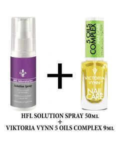 SET: HFL Solution Spray 50ml + Victoria Vynn 5 Oils Complex 9ml