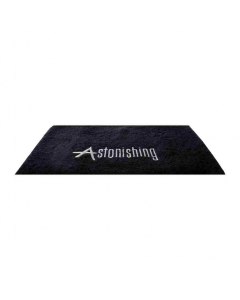 Astonishing Black Towel met logo