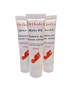 Myko-EX Tussen de Tenen Crème - 15 ml 10 + 2 gratis