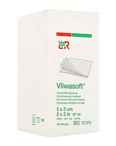 Vliwasoft non-woven deppers - 5x5 cm
