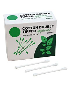 Wattenstaafjes dubbele tip 7,5 cm