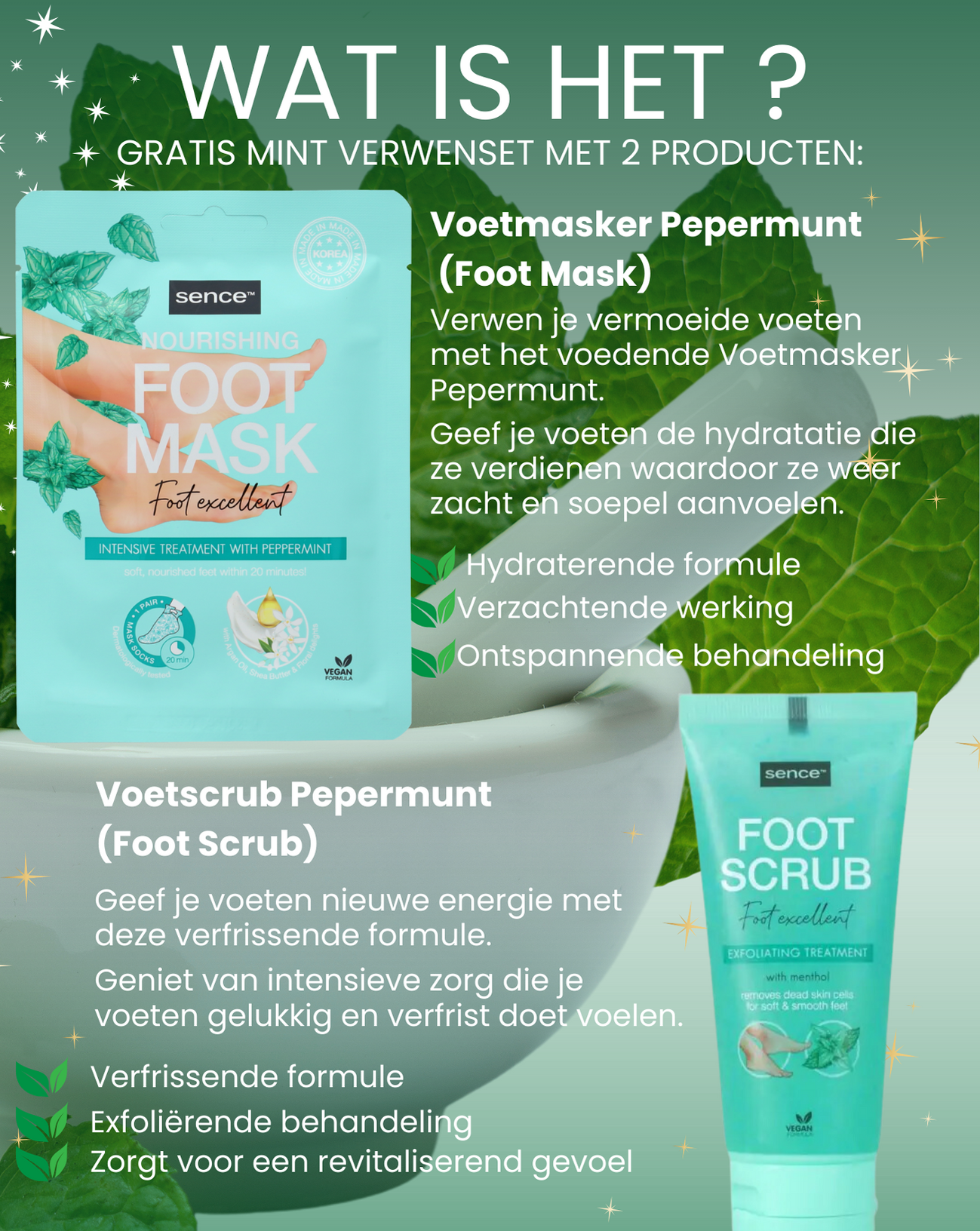 GRATIS MINT VERWENSET